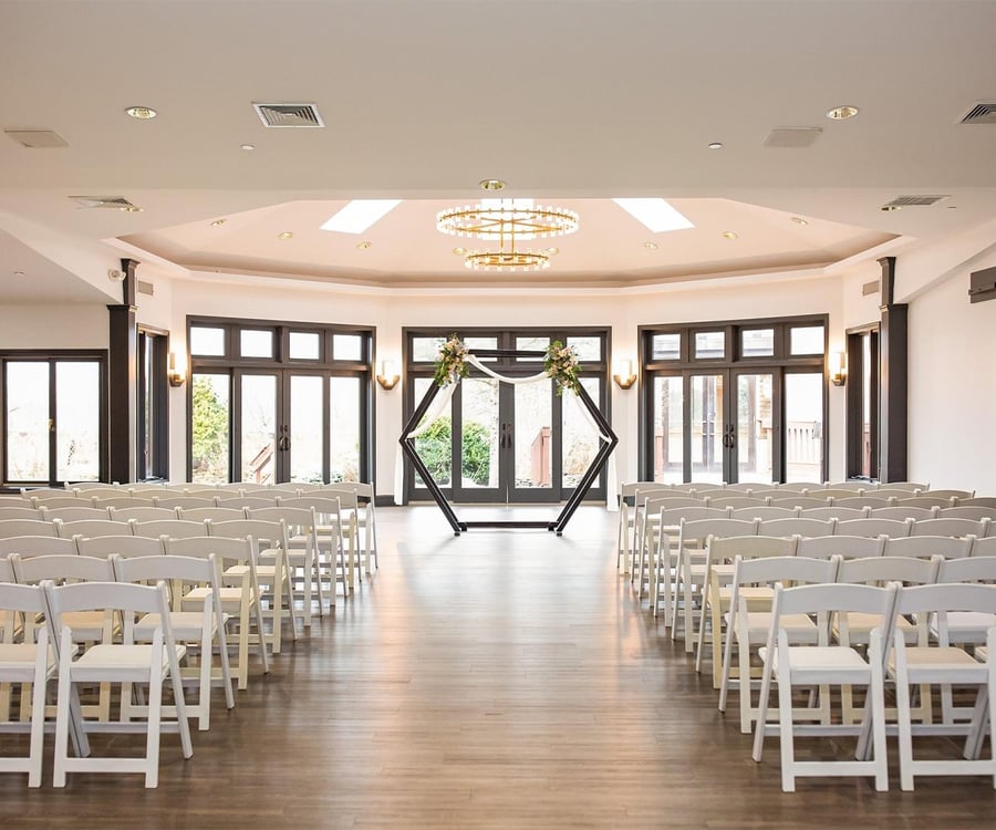 Indoor ceremony - Granite Rose by Wedgewood Weddings-1