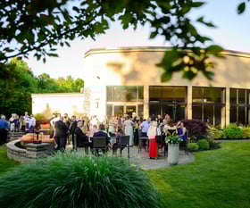 Cocktail hour at Miraval Gardens by Wedgewood Weddings