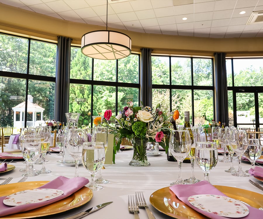 Tablescape at Miraval Gardens by Wedgewood Weddings