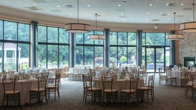 Beautiful grand hall at Miraval Gardens by Wedgewood Events